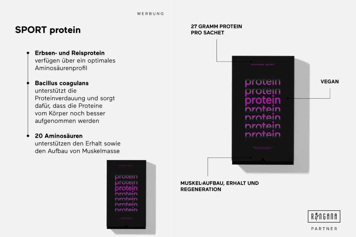 RINGANA SPORT protein – pflanzliches Protein